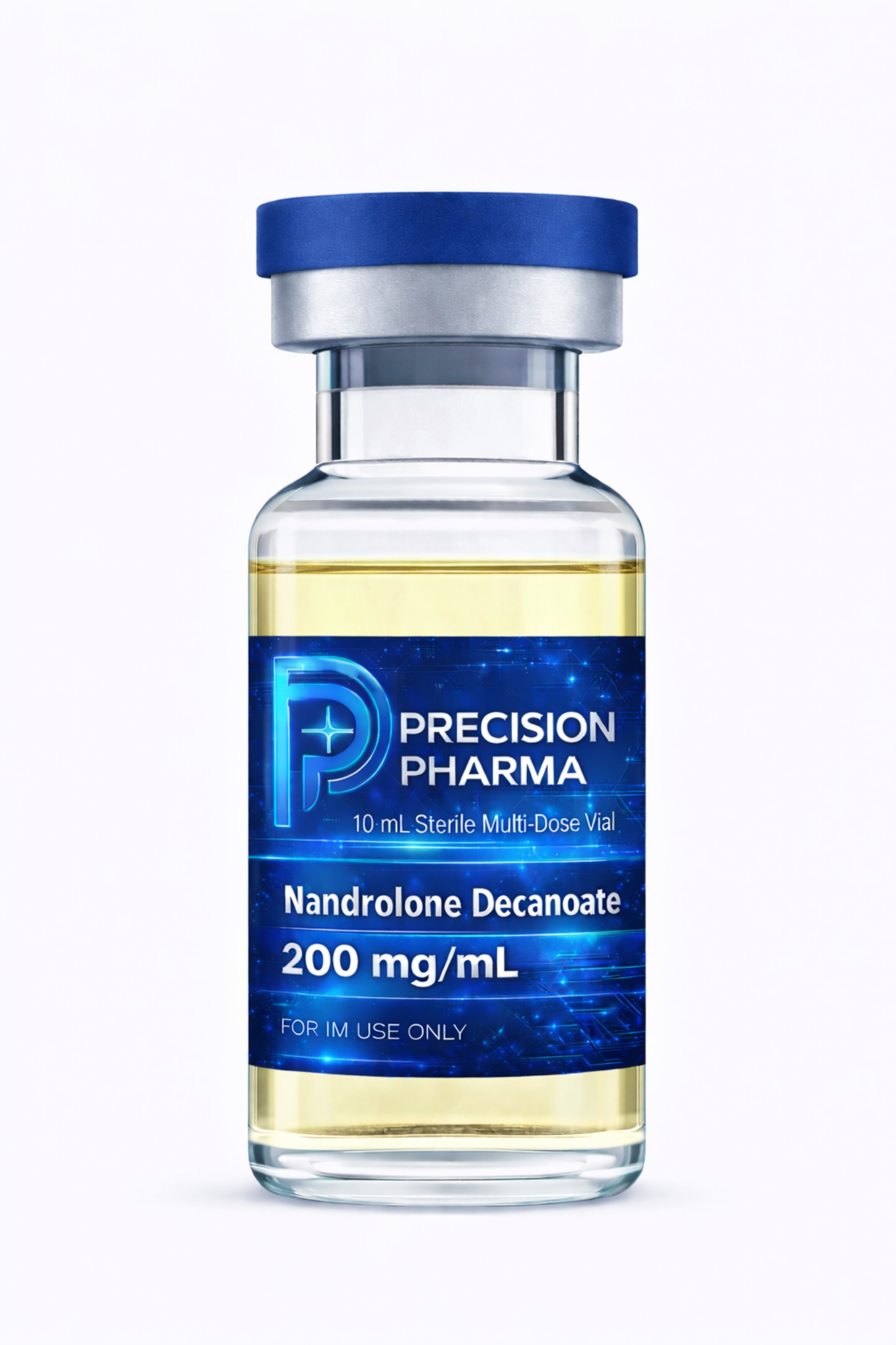 Precision Pharma Laboratories Inc vial presentation for Nandrolone Decanoate 200 mg/mL