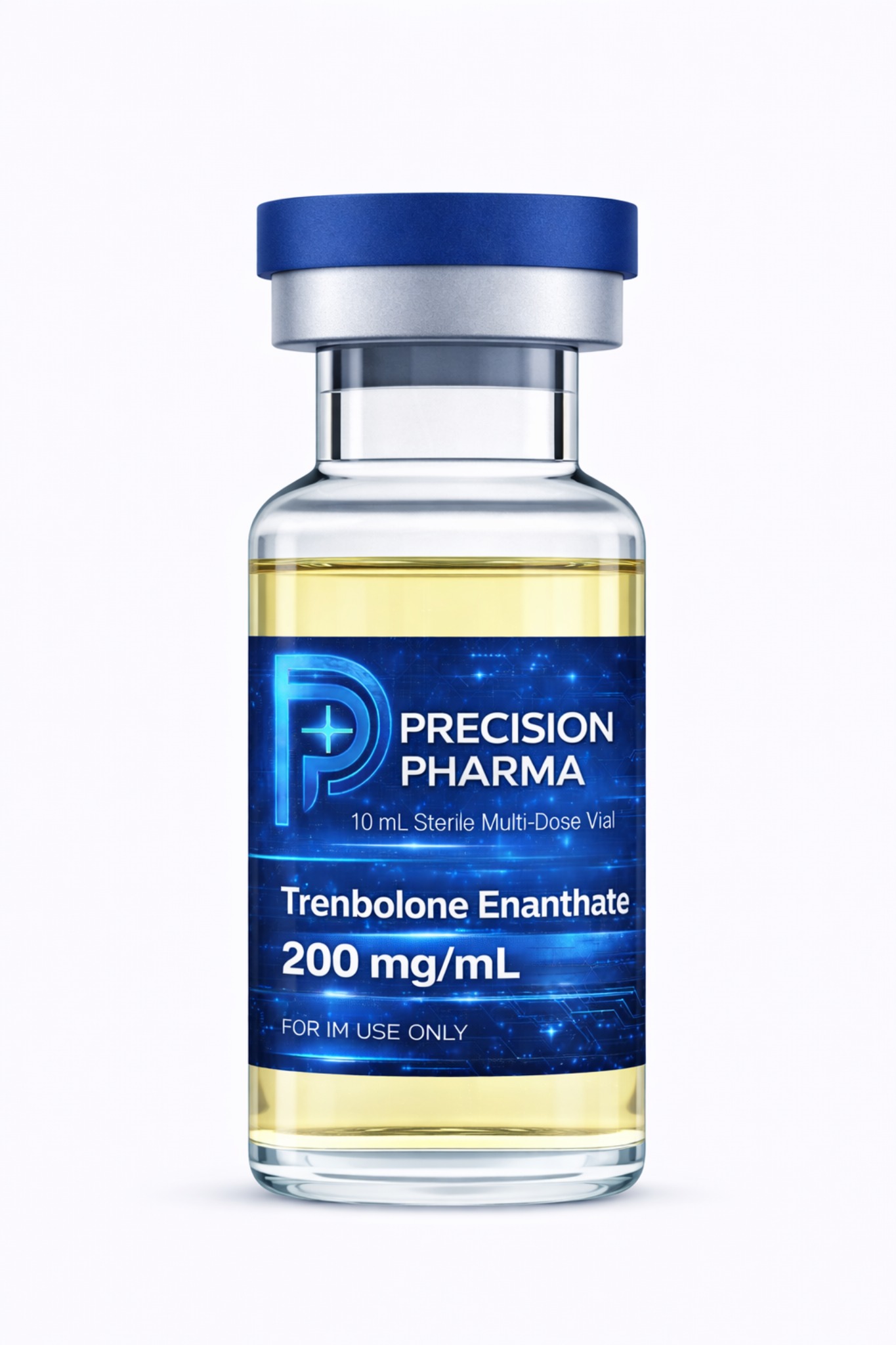 Precision Pharma Laboratories Inc vial presentation for Trenbolone Enanthate 200 mg/mL